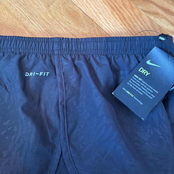 Nike brief-lined running shorts XS dri-fit women ADV tempo attack athletic black - Picture 9 of 10